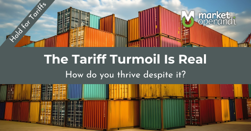 Tariffs cause backups at US Ports. 